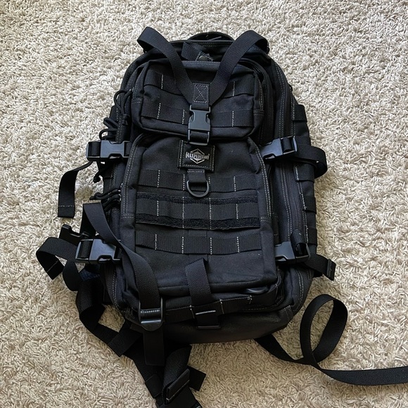 New Maxpedition Falcon-Il Backpack w/ Reservoir Hang-Tab - Black 0513B - Picture 2 of 14